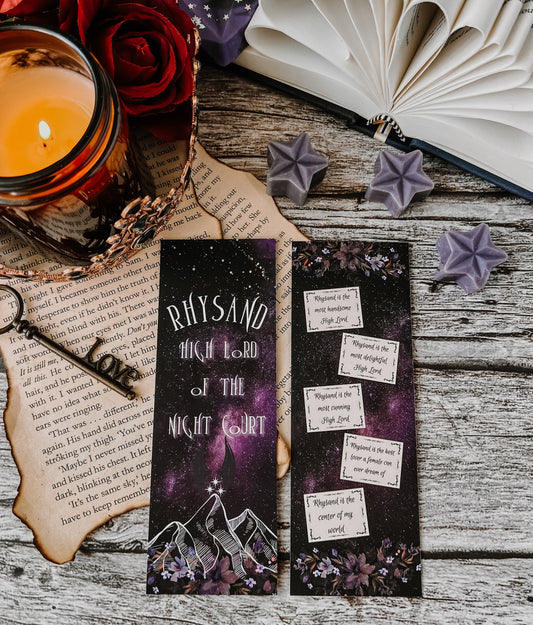 Rhysand ACOTAR - Oficially Licensed Bookmark