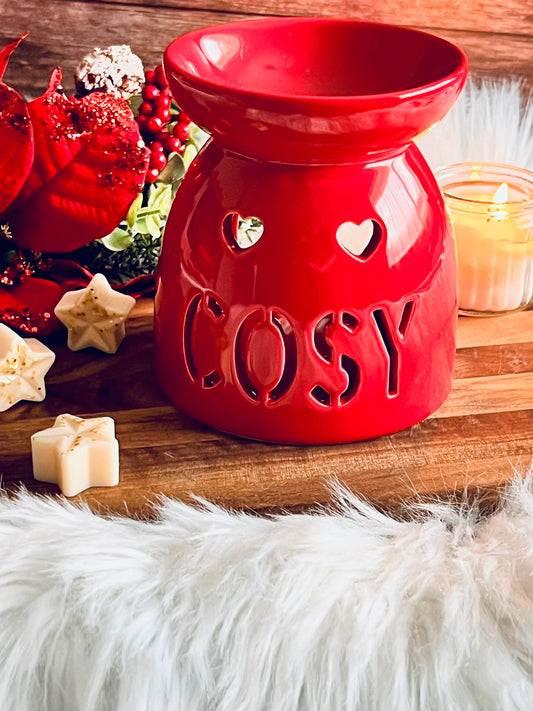 Red COSY Ceramic Wax Burner