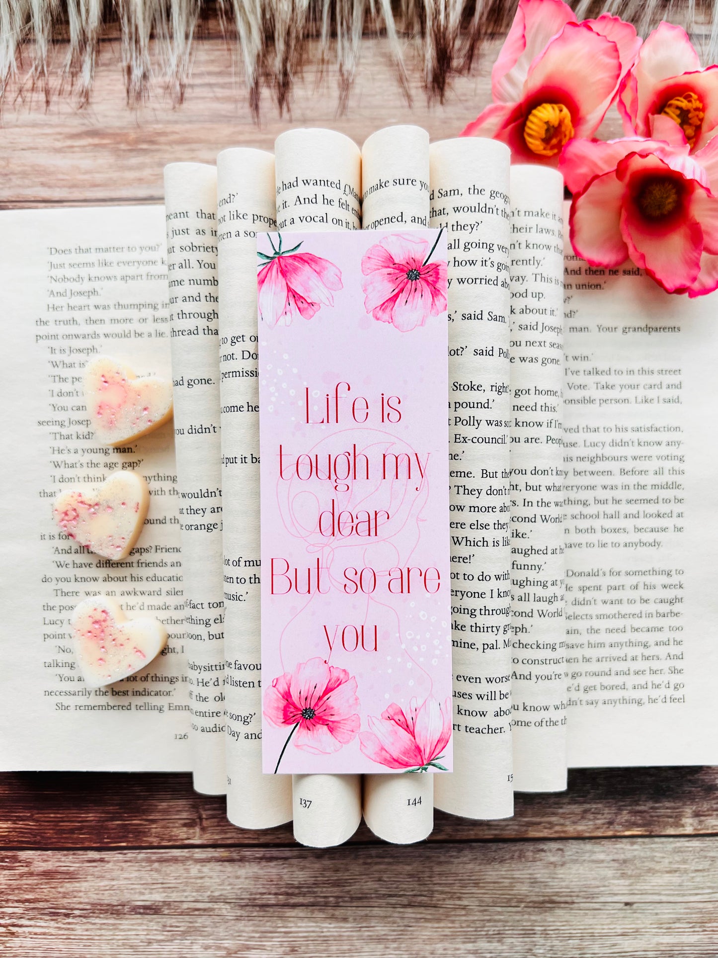 Life Is Tough - Quote Bookmark