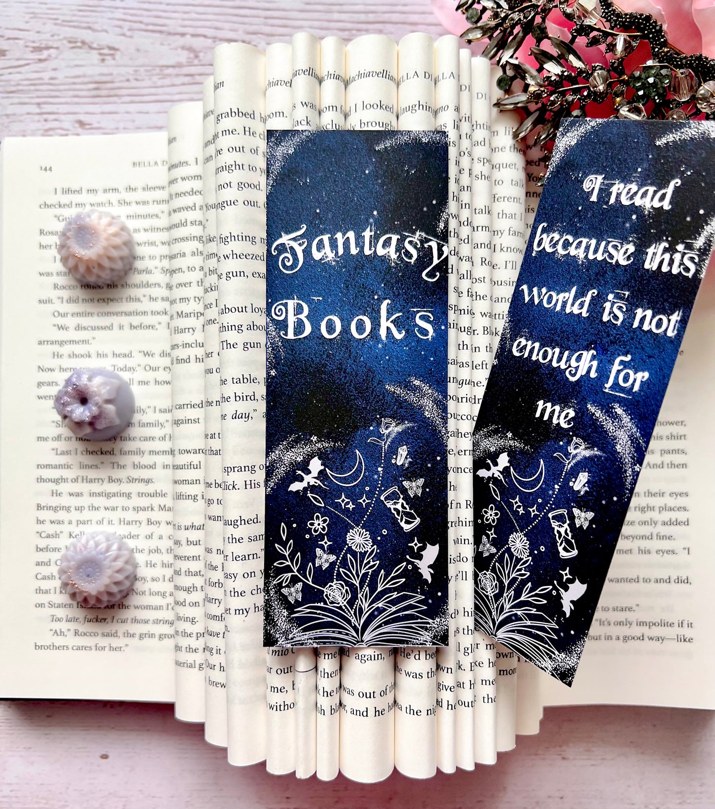 Fantasy Books Quote Bookmark