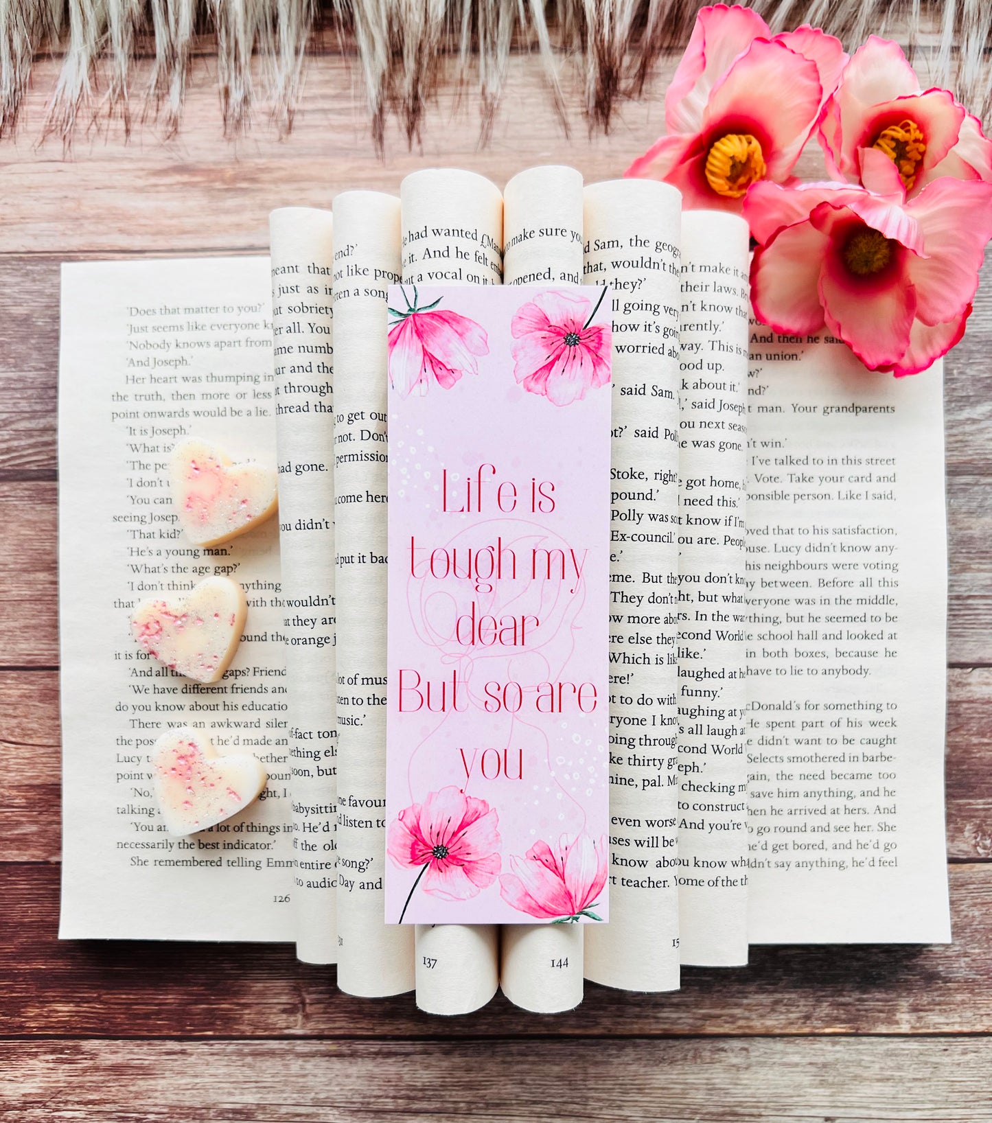 Life Is Tough - Quote Bookmark