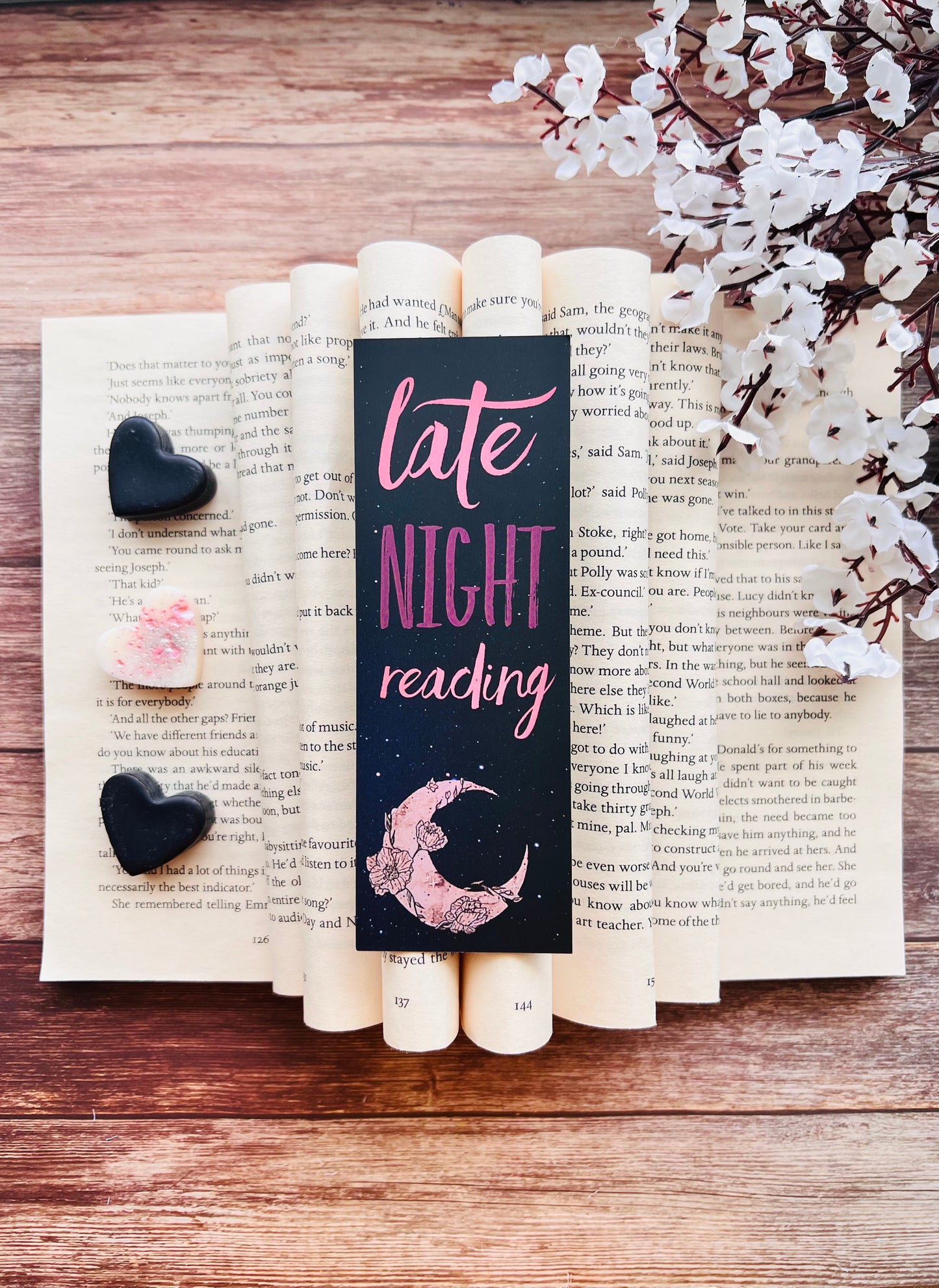 Late Night Reading - Bookmark