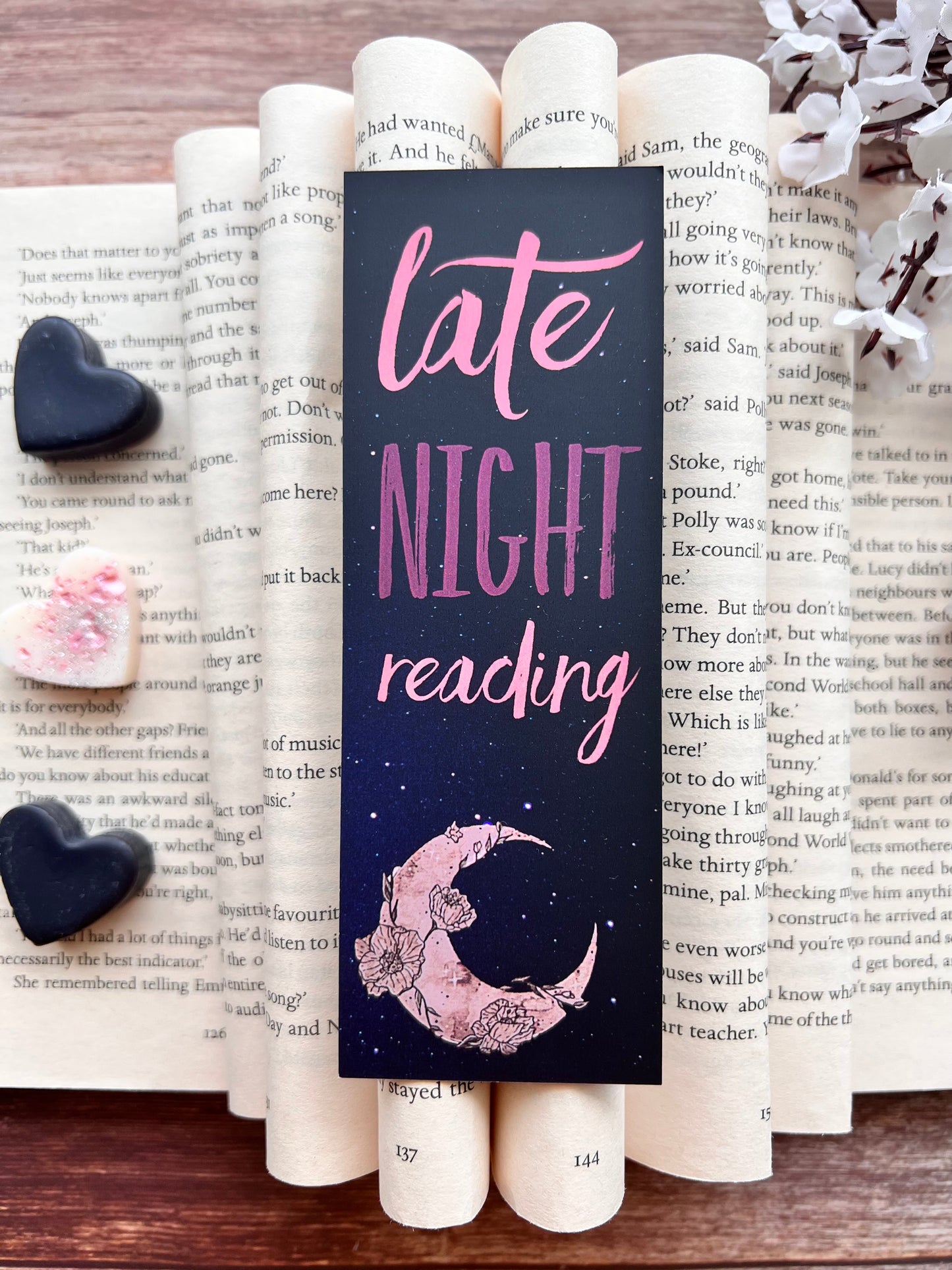 Late Night Reading - Bookmark