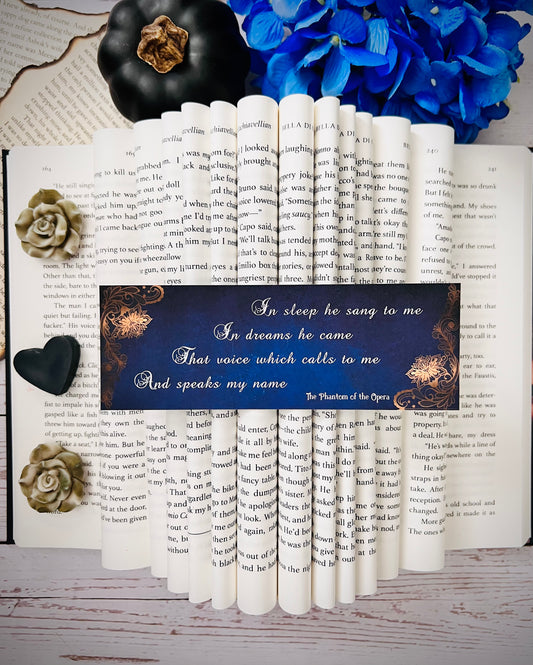 The Phantom Of The Opera Quote Bookmark