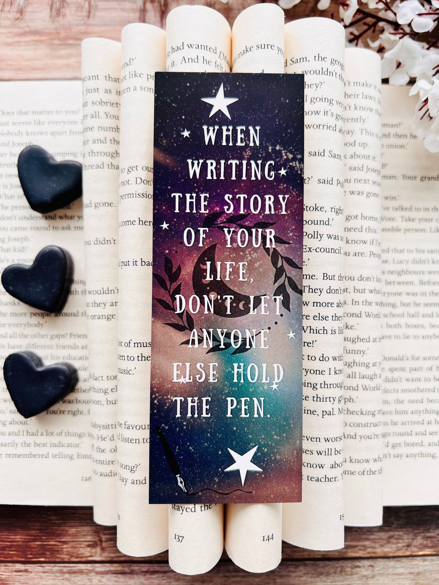 When Writing The Story Of Your Life - Bookmark